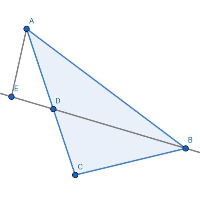 Given that ba bisects dbc