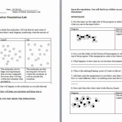 Classification of matter worksheet chemistry