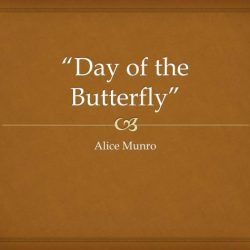 Day of the butterfly by alice munro