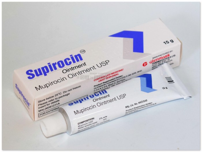 Mupirocin ointment for poison oak