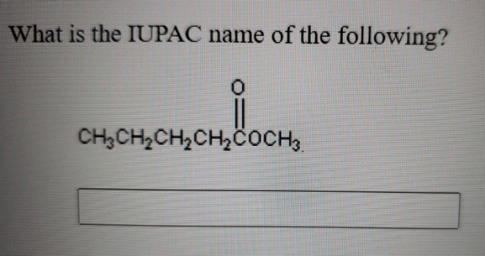 Draw the ketone produced from the oxidation of 2 pentanol