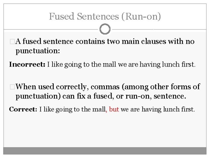 Comma use commas list lists put last write thing instead should before